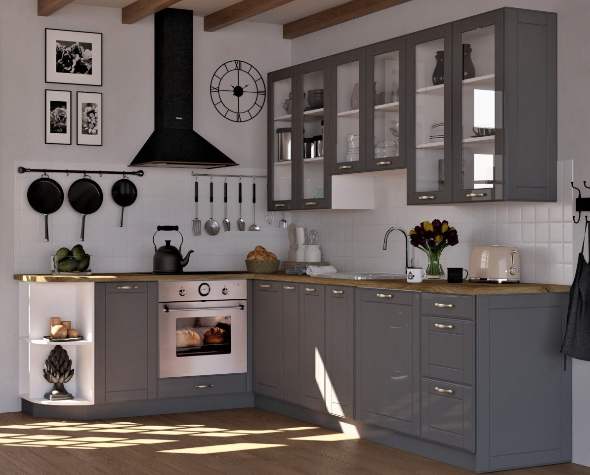 Кухня кутова Домініка 1.92х 2.52 м (Світ Меблів), фото 1