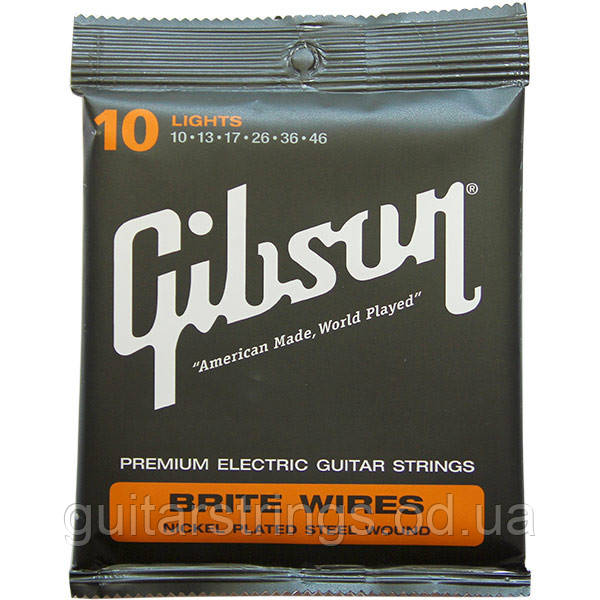Струны Gibson SEG-700L Brite Wires Nickel Plated 10-46 Lights