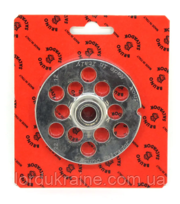 Решітка 14 мм з центром для м'ясорубки модель Enterprise 22 SIRMAN, FAMA, FIMAR і ін., фото 1