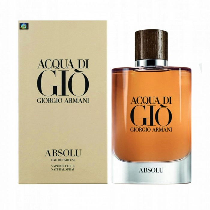 Парфумована вода чоловіча Giorgio Armani Acqua Di Gio Absolu 75 мл (Euro A-Plus)