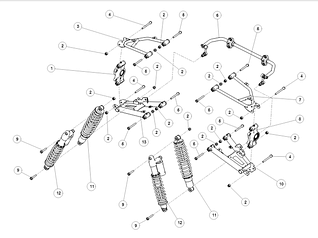 Задня підвіска квадроцикла Segway Snarler AT6