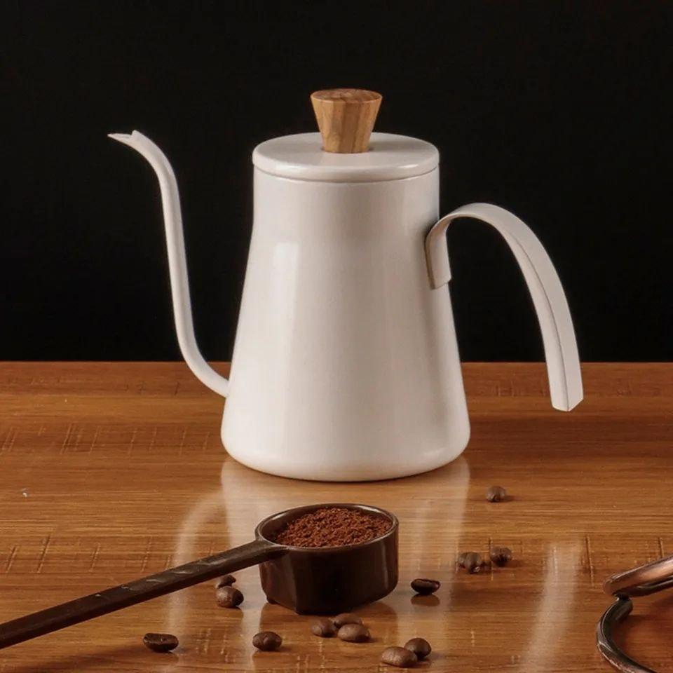 Чайник для кави, 400 мл, Білий, фото 1