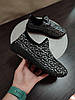 ЗНИЖКА! Літні кросівки Yeezy Boost BLACK / WHITE чоловічі із буст, фото 8