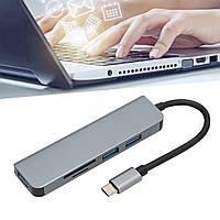 ASHATA USB C Hub, USB-концентратор 5 в 1 с портом USB 3.0, 2 сверхтонкий высокоскоростной USB-адаптер