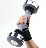 Виброгантель для спорта Гантель тренажер для фитнеса Supretto Shake Weight 1.1 кг