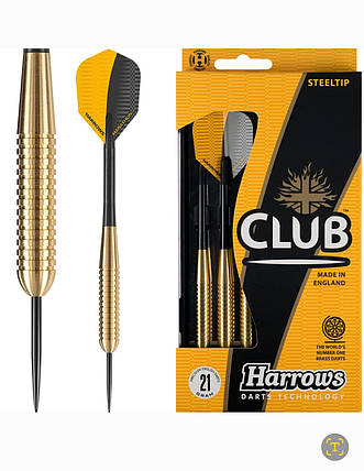 Дротики дартс Club brass Англія "Harrows" з футляром, фото 2