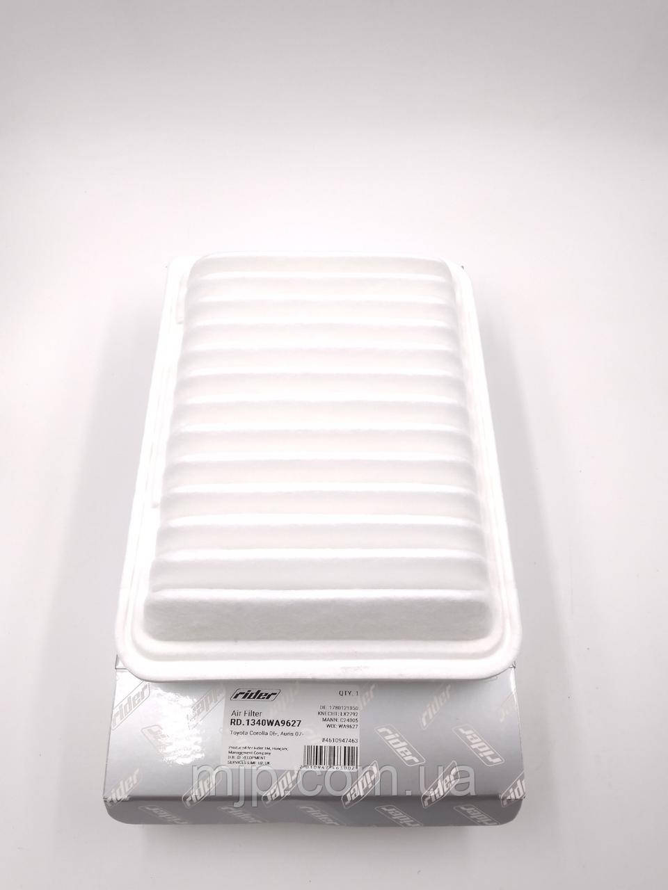 Фільтр повітряний RIDER RD.1340WA9627 17801-0T030, 17801-0D060, 17801-0D090, 17801-21050, фото 1