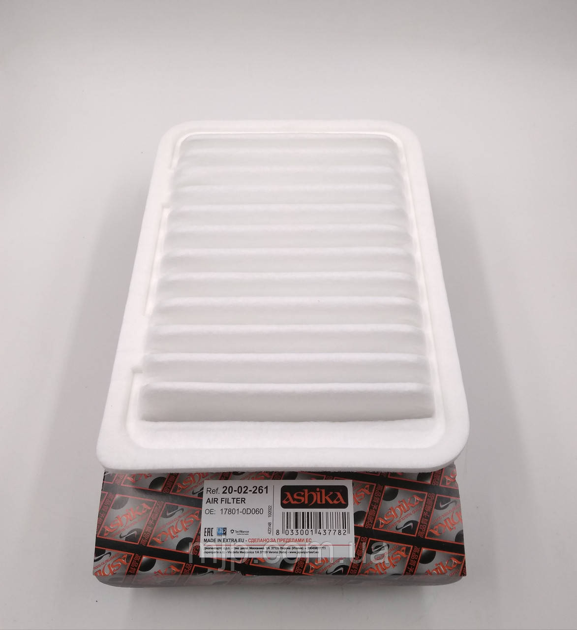 Фільтр повітряний ASHIKA 20-02-261 17801-0T030, 17801-0D060, 17801-0D090, 17801-21050, фото 1
