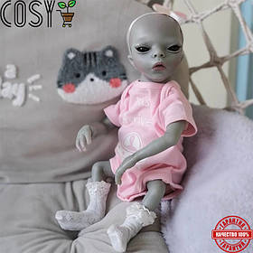 Силіконова Колекційна Лялька Реборн Інопланетянин Дівчинка Ріплі (Вінілова Лялька Гойдалець) Висота 35 см