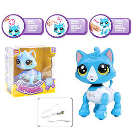 Інтерактивна іграшка Смилений вихованець "Кіт" DISON E5599-9 (Блакитний)
