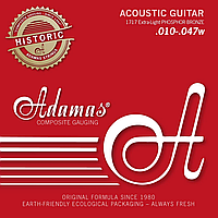 Струны для акустической гитары Adamas Phosphor Bronze 1717 Extra Light .010 - .047