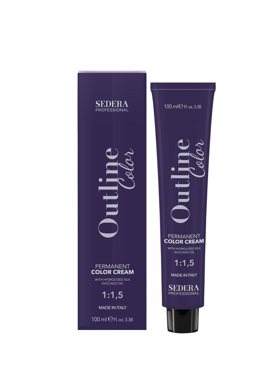 Крем-фарба для волосся OUTLINE COLOR Sedera Professional 100 мл (77 відтінків та 9 корректорів)