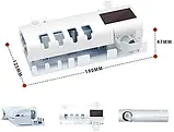 Тримач диспенсер для зубних щіток і зубної пасти ORIGINAL Multi-function Toothbrush sterilizer W-020, фото 7