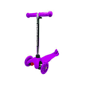 Самокат дитячий 3-колісний SC20101 світні колеса (Фіолетовий)