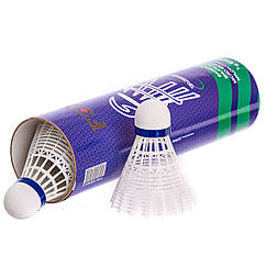 Волани для бадмінтону нейлонові SP-Sport Target T980 6 штук у комплекті White