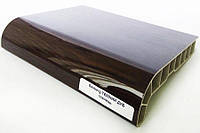 Подоконник Sauberg Темный дуб глянец (150, 200, 250, 300, 350, 400, 450, 500, 600 мм)