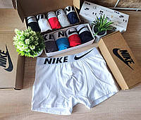 Комплект трусов Nike, подарочный набор боксеров Найк в коробке на 2-5 штук, трусы Найк для настоящих мужчин 2, без коробки, XL