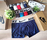 Комплект трусов Nike, подарочный набор боксеров Найк в коробке на 2-5 штук, трусы Найк для настоящих мужчин 3, без коробки, 3XL