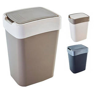 Відро для сміття євро 10л алеана(6шт/уп), капучіно/какао