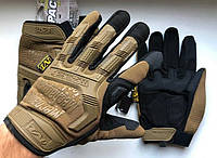 Тактические перчатки и рукавицы Mechanix XL размер, перчатки тактические штурмовые койот для ВСУ