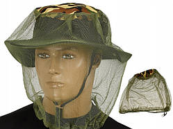 Москітна сітка на голову від комарів і комах MFH Mosquito Head Net 10465 (GERMANY) накомаряник