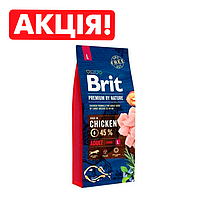 Сухий корм для собак Brit Premium Dog Adult L 15 кг