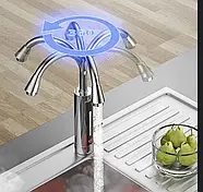 Проточний електричний водонагрівач з екраном метал Delimano RX-016 Нижнє підключення, фото 3