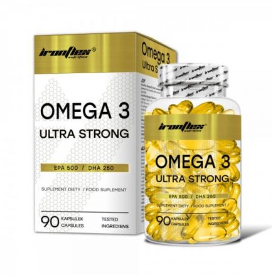 Омега 3 IronFlex Omega 3 Ultra Strong 90 капсул, фото 1