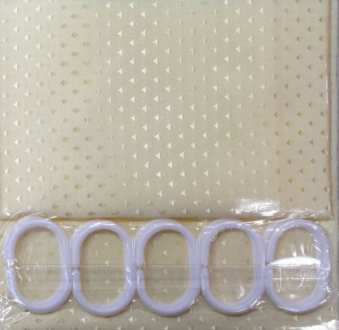 Шторка до ванної ROMB 180х180 (бордо) 000023029, фото 1