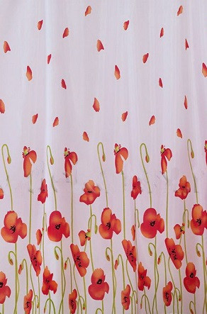 Штора для ванної МІРАНДА POPPY (ящ.35шт) Original, фото 1