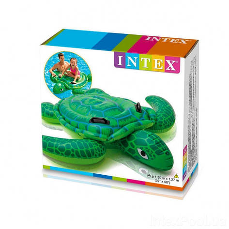 Дитячий надувний пліт Черепаха Intex 57524, 150 x127, фото 2