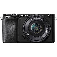Беззеркальный фотоаппарат Sony Alpha A6100 Kit 16-50mm f/3.5-5.6 OSS Black (LCE6100LB.CEC) [89054]