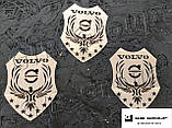 Емблема метал нержавіюча сталь "Герб" для Volvo (100*75мм), фото 4
