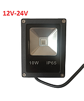 Ультрафиолетовый UV светодиодный прожектор 10 W 12-24V DC 365 nm IP65 Код.59898