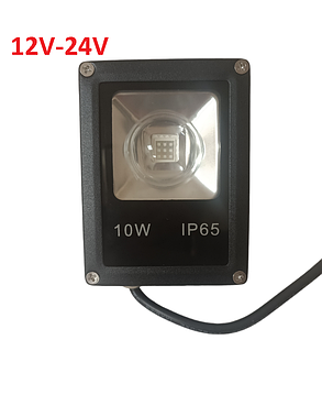 Ультрафіолетовий UVлінзований прожектор 10 W 12-24 V DC 395nm IP65 Код.59851, фото 3