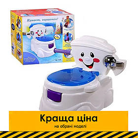 Горщик зі спинкою PLAY SMART (знімний горщик, тримач для паперу, звуки, пісеньки) 7178 Акція до 30.07