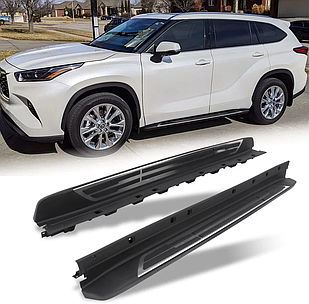 Пороги Оригінальний дизайн 2 шт. алюміній Toyota Highlander (2019-2023)