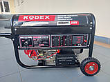 Бензиновий генератор Rodex RDX92800E, потужність 2.8/3.0 кВт, Туреччина, фото 5