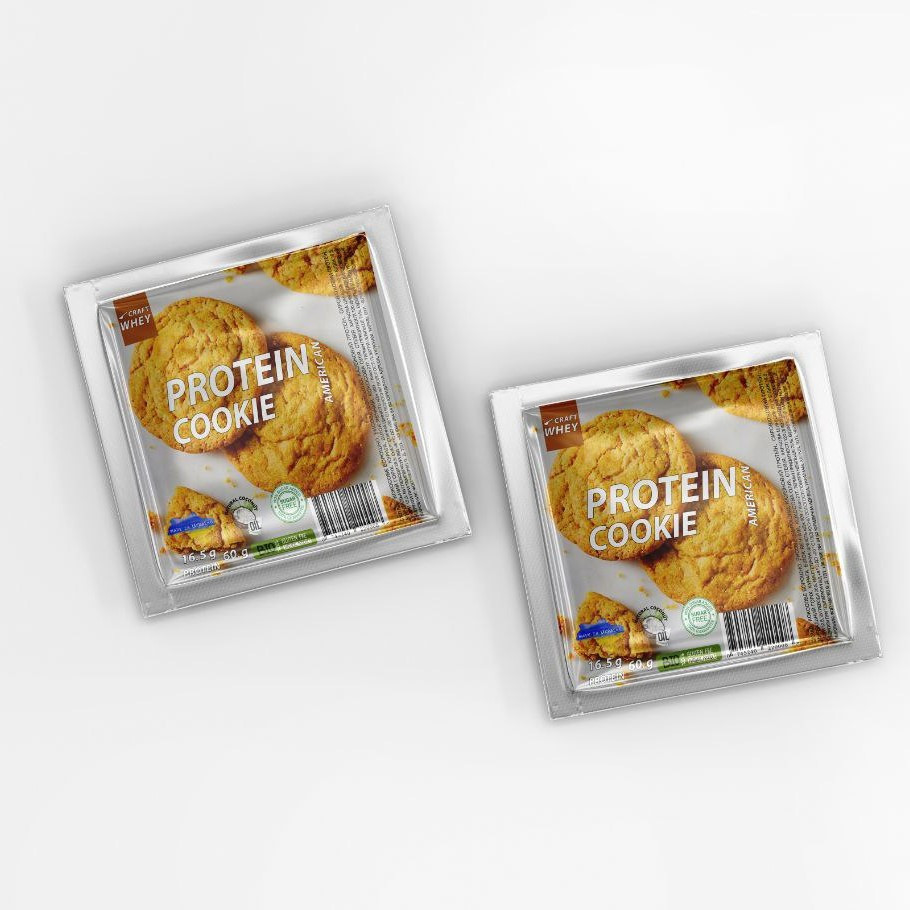 Печиво протеїнове американське без цукру Craft Whey, 60 г