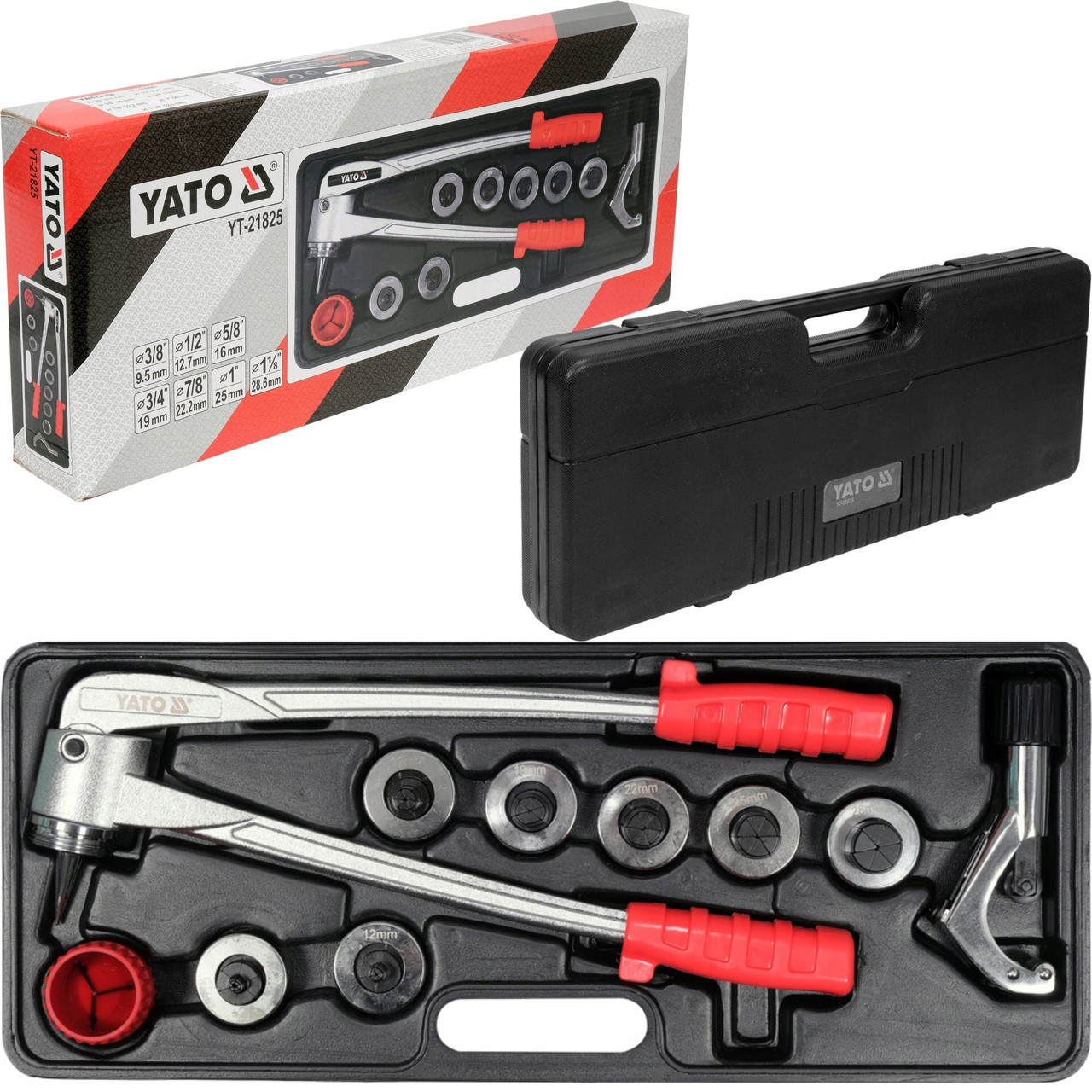 Набір Для Розвальцювання Мідних Труб Гідравлічний YATO (YT-21825)