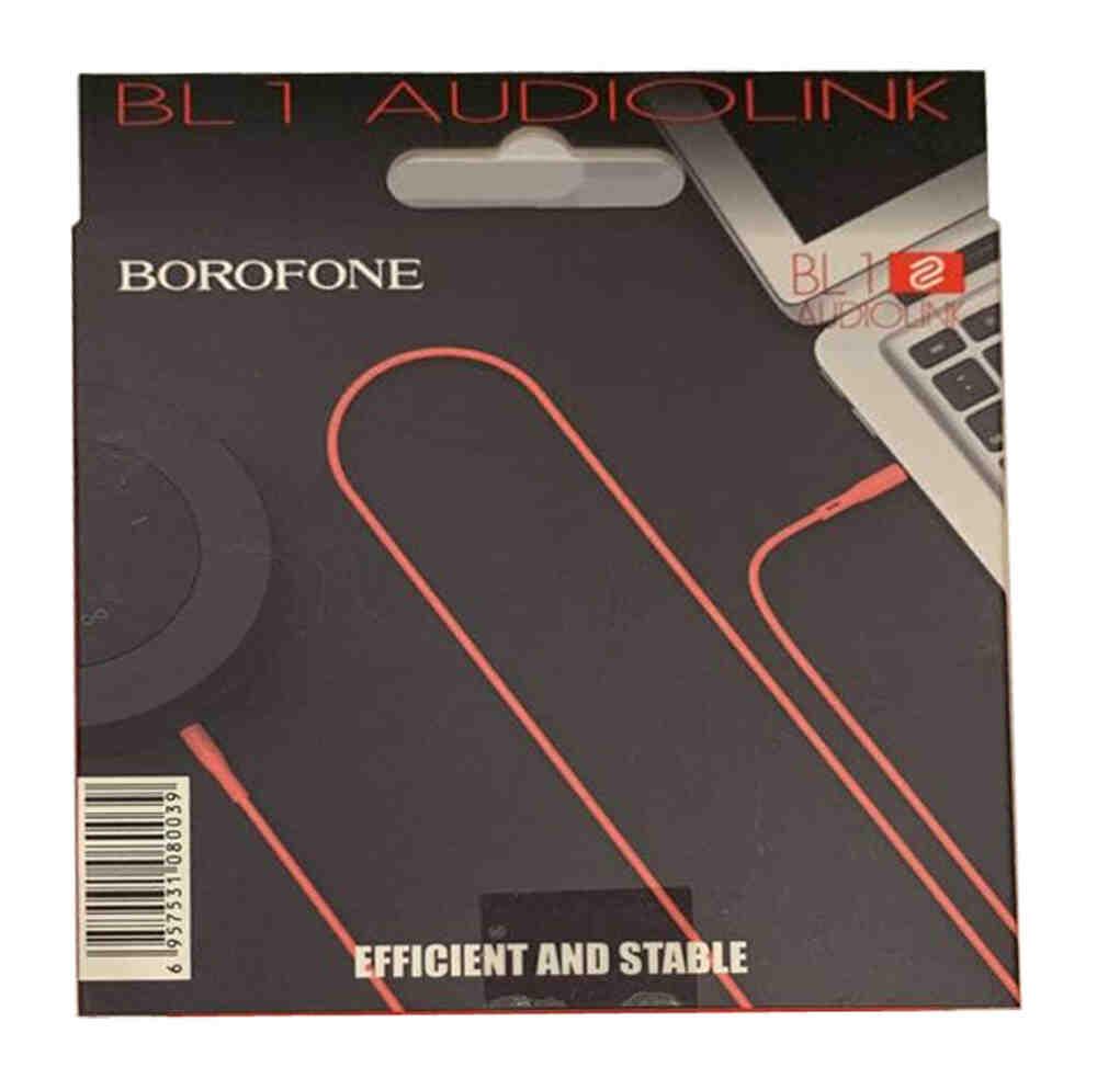 Кабель Aux Borofone BL1 (Червоний)