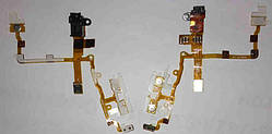 Шлейф iPhone 3GS/3Gs з разьемом Hands-Free, кнопками гучності і включення.