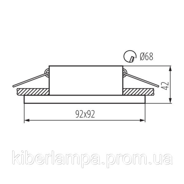 Точечный светильник Kanlux 29135 Simen DSL W/G/W - фото 3 - id-p1895027428