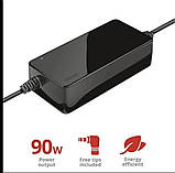 Адаптер живлення Trust Primo 90W-19V Universal Laptop BLACK, фото 3