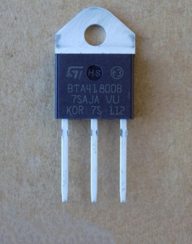 Сімістор BTA41-800B  40A 800V TOP3