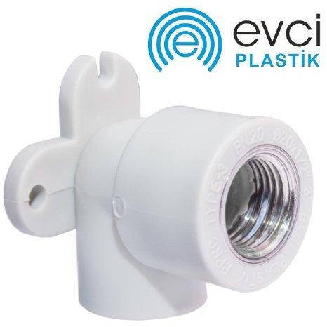 Коліно (кут) настінне PP-R Evci Plastik з ВР 25×3/4", фото 1