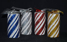 Новорічна свічка велика (спіраль) 0525, фото 5