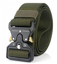 Ремінь тактичний металева пряжка Cobra Olive