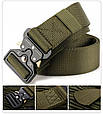 Ремінь тактичний металева пряжка Cobra Olive, фото 8