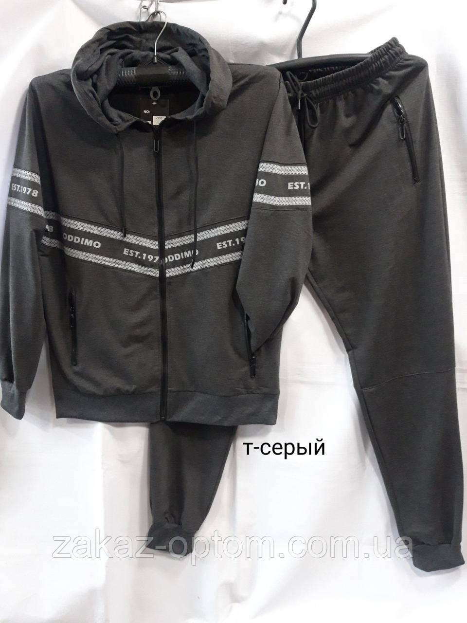 Спортивний костюм чоловічий норма, тому сірий оптом (M-3XL) Китай-114778